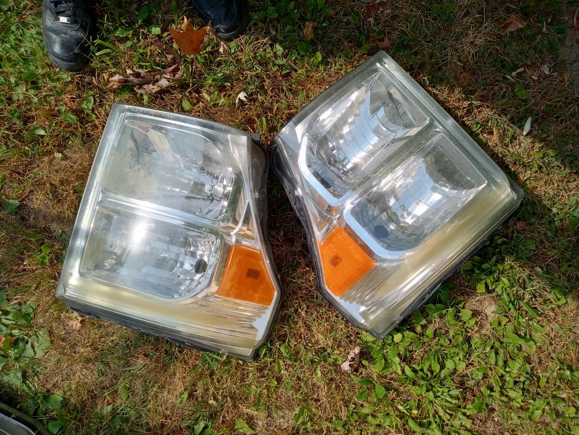 Pair Of Headlights