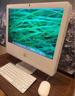 Vintage Apple iMac 17" Polycarbonate – Mac OS X Snow Leopard – Great for iPod Sync & Collectors!