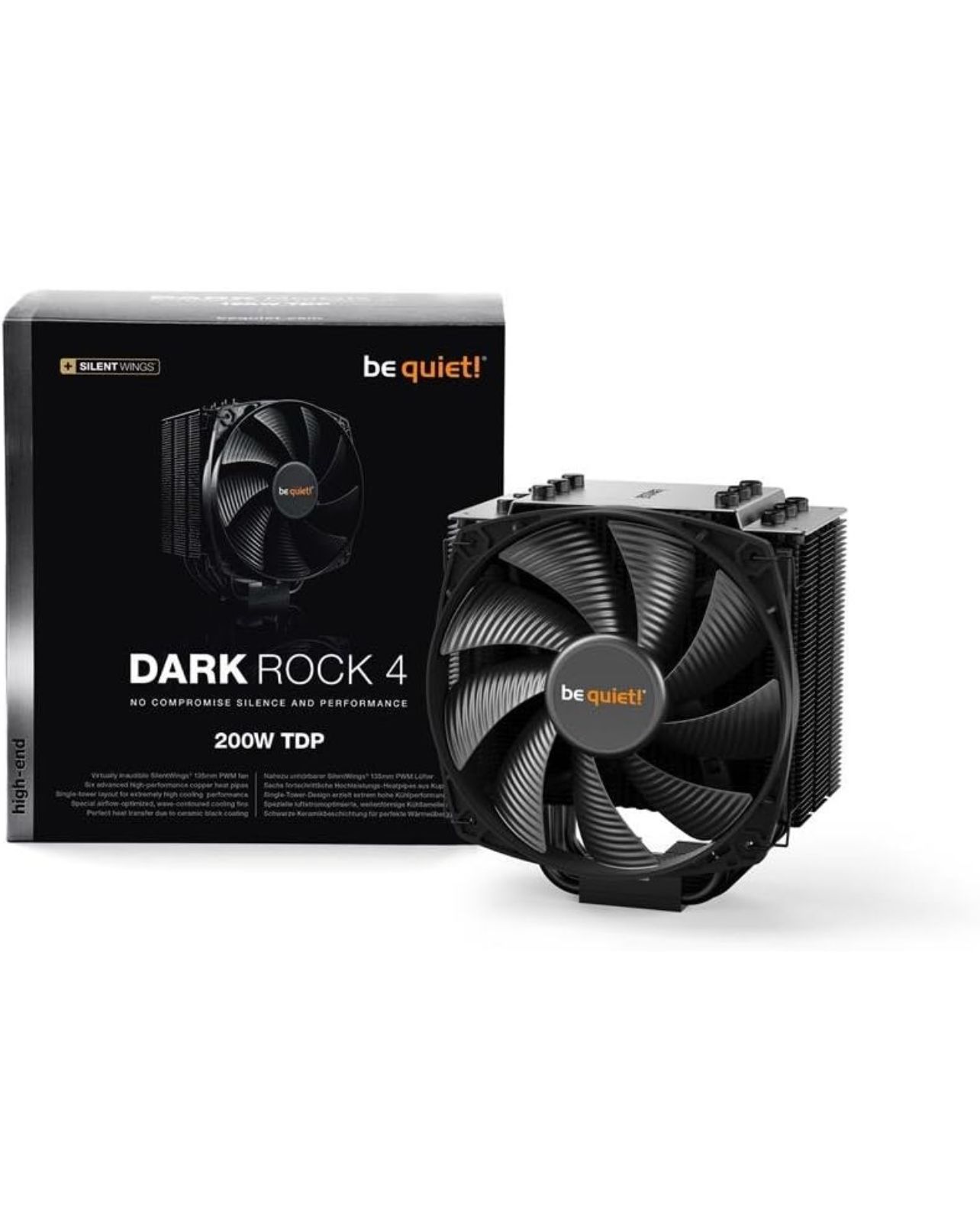 be quiet! Dark Rock 4 200W TDP CPU Cooler Intel 1(contact info removed) 2066 1150 1151 1155 2011 Square ILM AMD4 AMD5 Black BK021,New Products : American Fashion Style Bags On Sale
