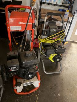 Pressure washers for sale—$120 EACH. Both are used and work well
