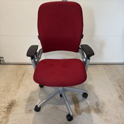 Steelcase Leap V2 Office Chair Red
