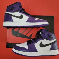 Jordan 1 Court Purple