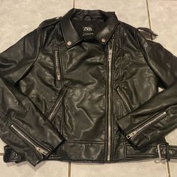 ZARA Faux Leather Jacket