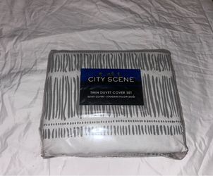 City scene ziggy 2-piece reversible twin duvet