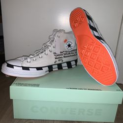 Off White x Chuck Taylor Converse All Star 70 Hi Size 13 