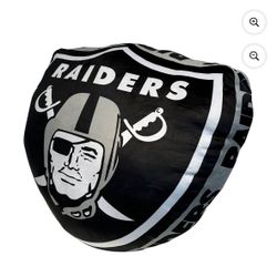 Logo Brands Las Vegas Raiders XL Puff Pillow
