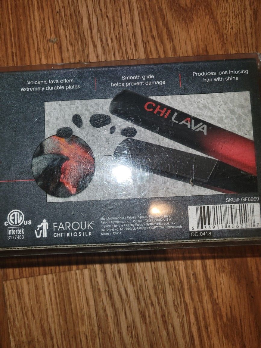New ChiLava 1" Volcanic Lava Ceramic Iron