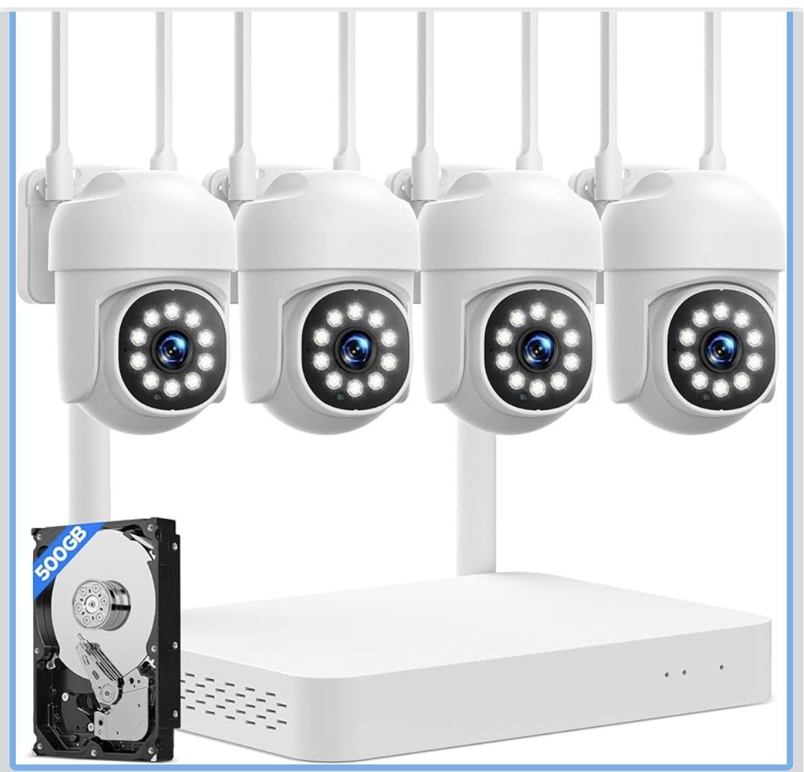 Security Camera Ranch Wireless Security Camera System, 4 cameras, new for Sale in Phillips ...