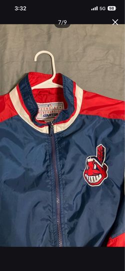 Cleveland Indians Starter windbreaker jacket.