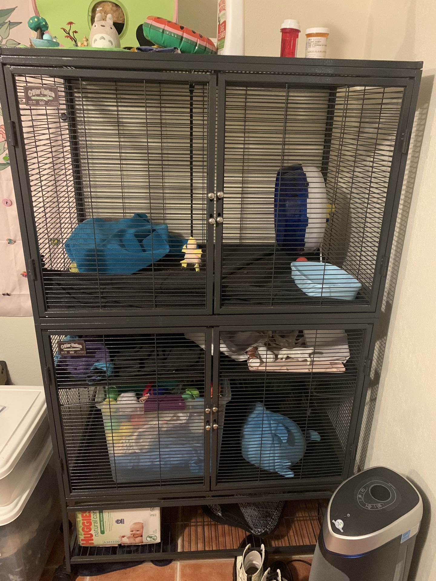 2 Floor Pet Cage