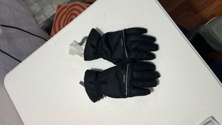 Wedze Black Ski Gloves with Tags