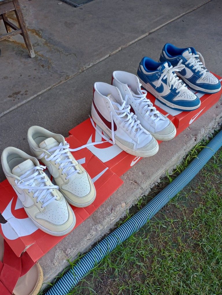 3 Pares De Tenis De Hombre #12 Y 11 Y Medio