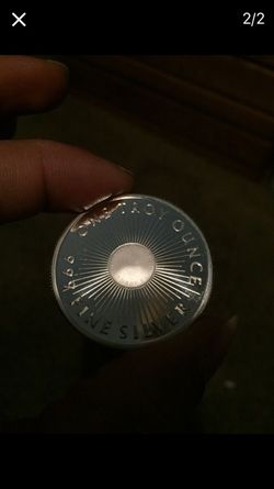 1 Troy ounce of .999 fine silver