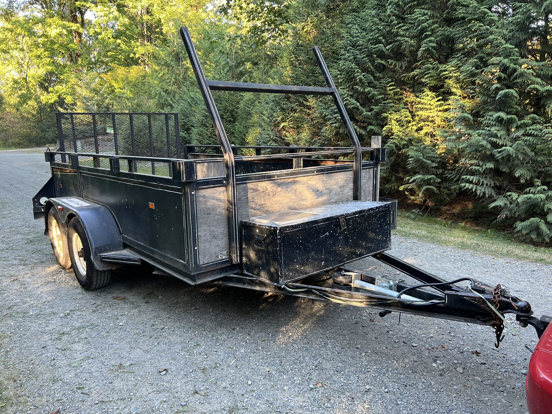 Dual axle 6’x12’ Garland Trailer with electric brakes for Sale in Fall