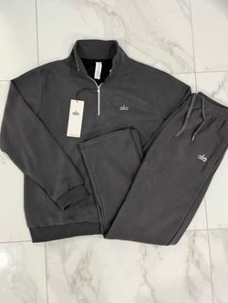 Alo Yoga Tracksuit Dark Grey