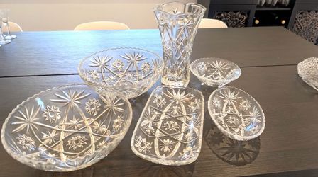 Assorted Crystal Glassware