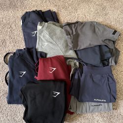 Men’s Gym Shark & Alphalete Gym Clothes-Size S 