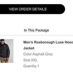 New The North Face Men's Roxborough Luxe Hooded Jacket