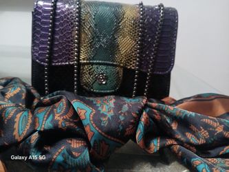 Bag and scarf