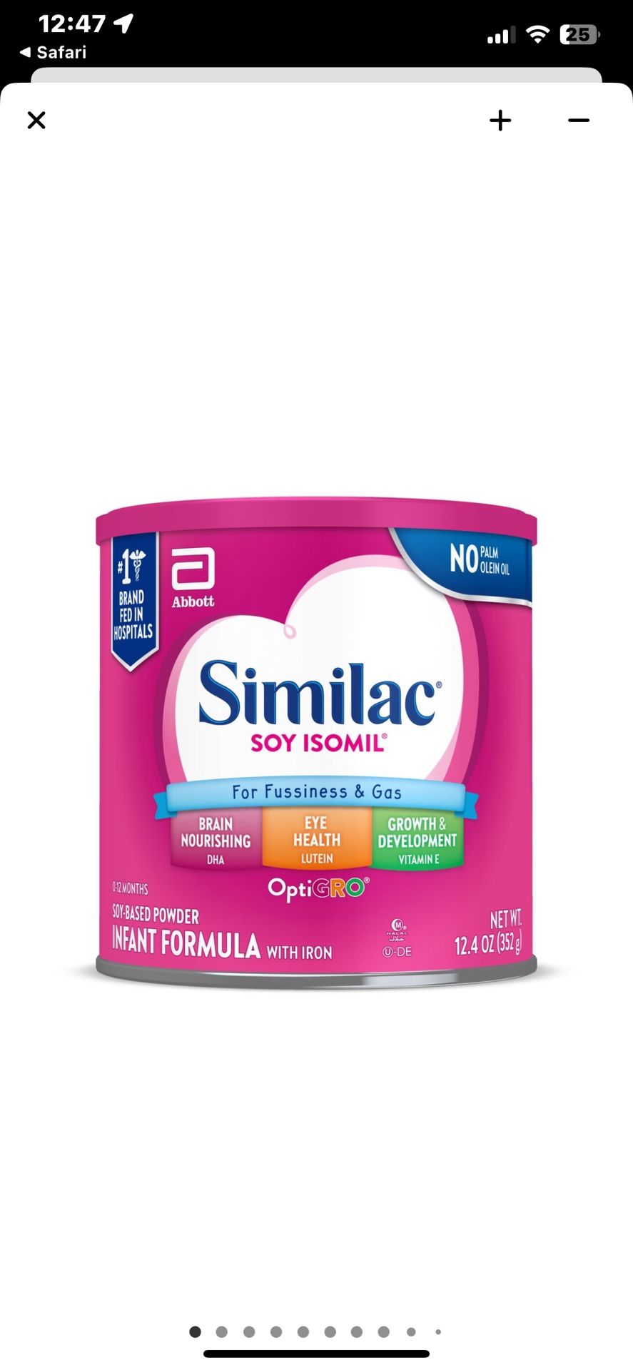 Similac Soy Isomil Baby Formula