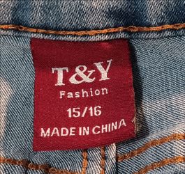 T & Y FASHION CAPRI JEANS WOMENS 15/16