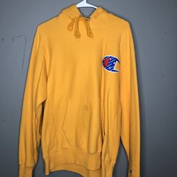 Mustard Yellow Champion Hoodie