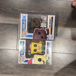 UCLA Burns Mascot And SpongeBob Funko