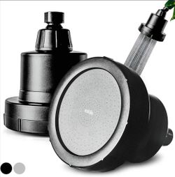 Filtered Shower Head – High Pressure Water Softener Shower Filter for Healthy Hair & Skin – Black – New in Box