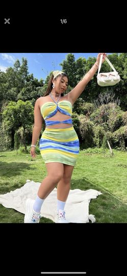 Tie Dye Plus Size Dress