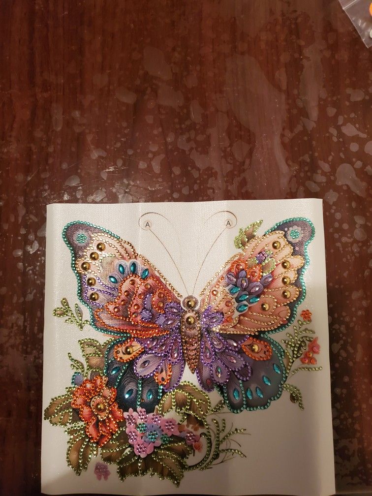 Butterfly Rhinestones Diamond Painting