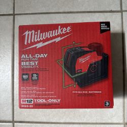New Milwaukee M12 Green Laser Level – Tool Only