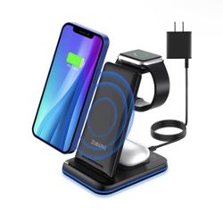 ☎️ $20 Brand New In Box 3 in 1 Wireless Charging Station