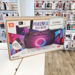 New JBL Partybox On The Go Bluetooth Speaker - 90 DAY WARRANTY - $1 DOWN - NO CREDIT NEEDED 