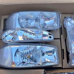 01-06 GMC Yukon Denali Yukon XL 1500 Denali Headlights Faros Lights Luces Calaveras Micas