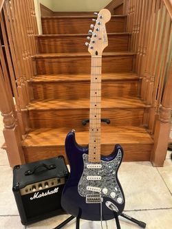Fender MIM Stratocaster W/ Marshall Amp