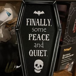 Coffin Sign Decoration 