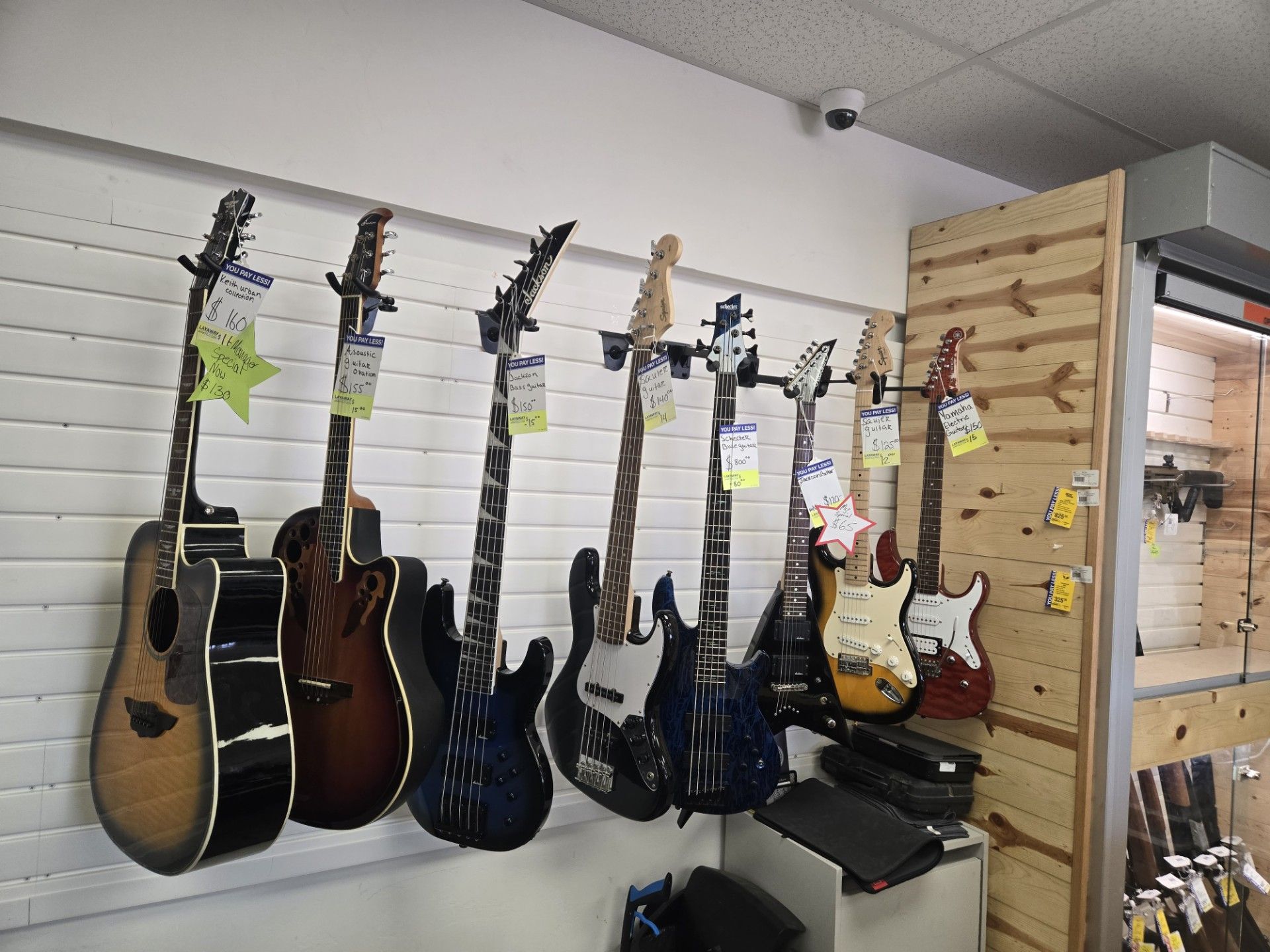 Guitars and Bass