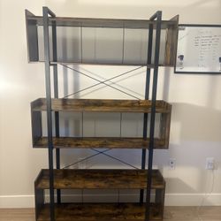 Matching Desk And Bookshelf