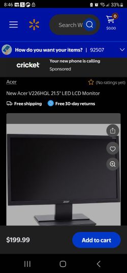 ACER V226HQL 21.5" LED LCD MONITOR - USED PERFECT CONDITIONS $80