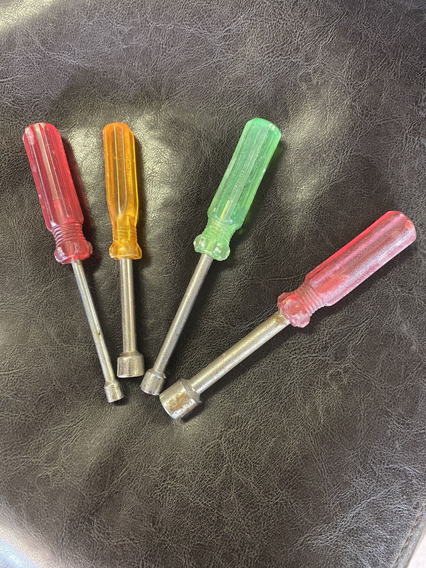 Vintage Nut Drivers Lot Of 4 Taiwan