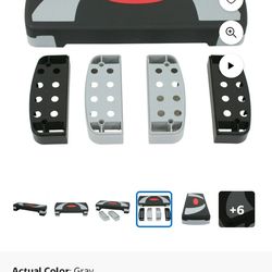 New ZenSports 30in Adjustable Aerobic Step Platform w/ Risers