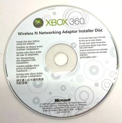 Xbox 360 Adapter Installer Disc