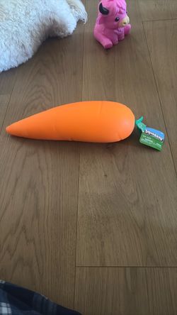 Squeezy Giant Carrot Squishy Toy