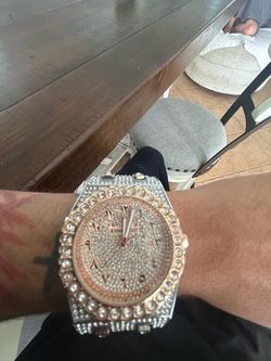 Moissanite iced out Ap