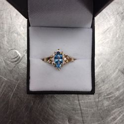 Birthstone Ring 14k Yellow Gold 