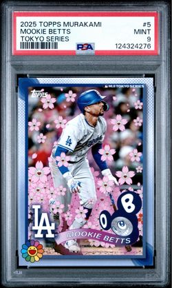 2025 Murakami Tokyo Series Mookie Betts 5 PSA 9