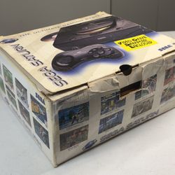 Sega Saturn In Original Box