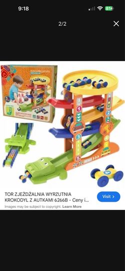 Kids Raising Car 🚗 Track Slide Snake 🐍 new in box