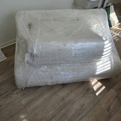 Sofa LOUNGER +Ottoman Beige Boucle (Like TOGO)