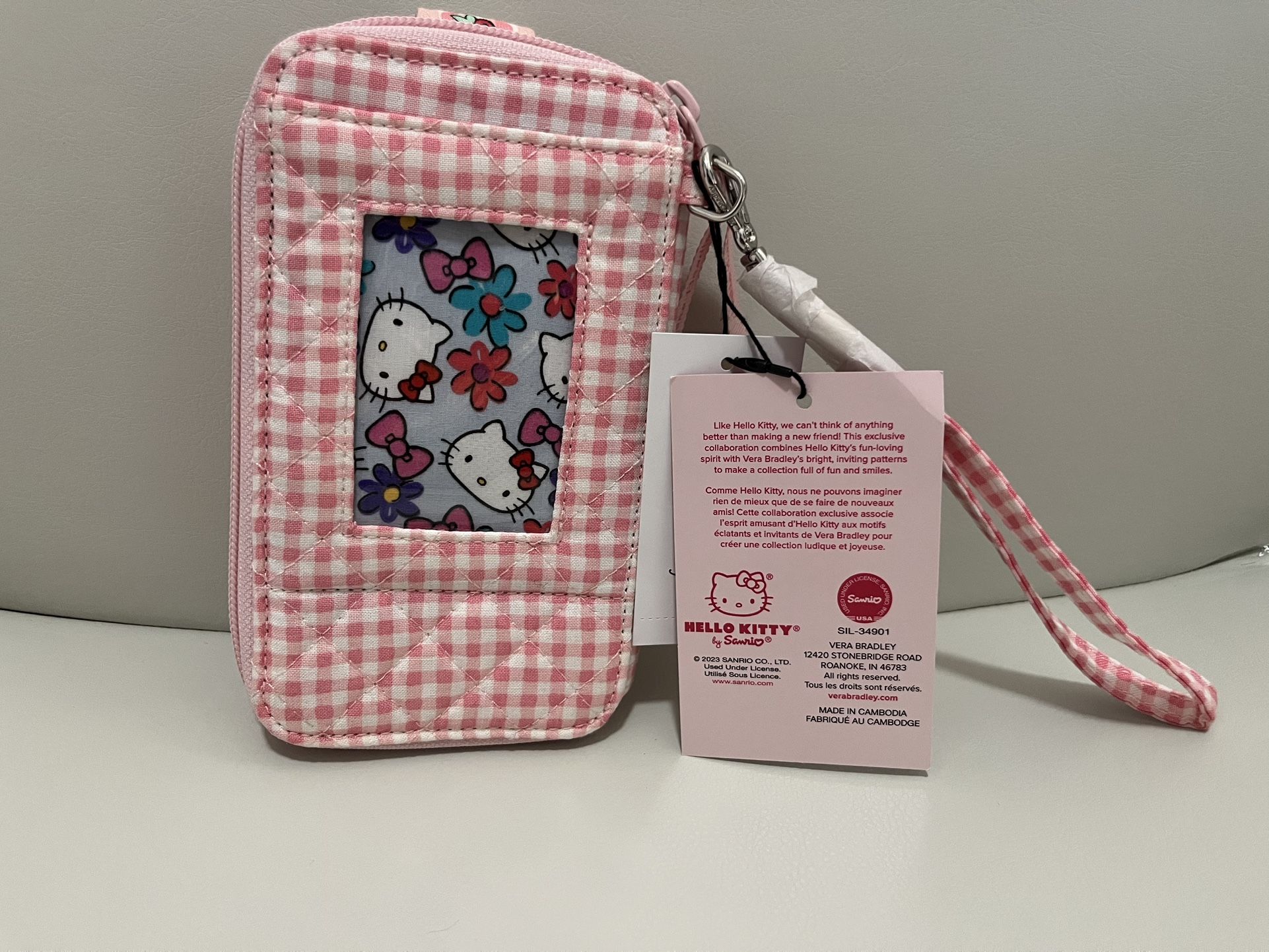 Vera Bradley Hello Kitty Cell Phone Holder/ Clutch